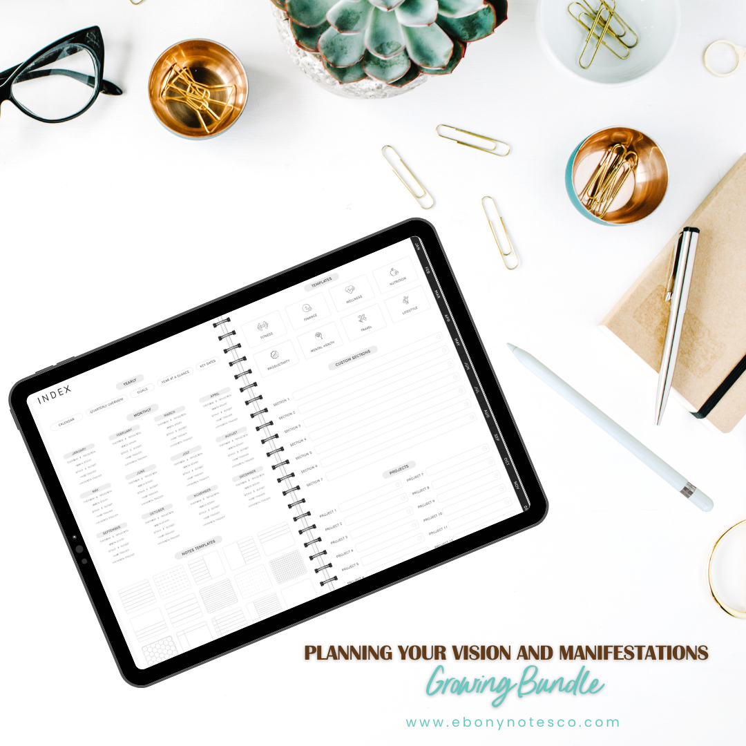 Planning Your Vision and Manifestations Growing Bundle
