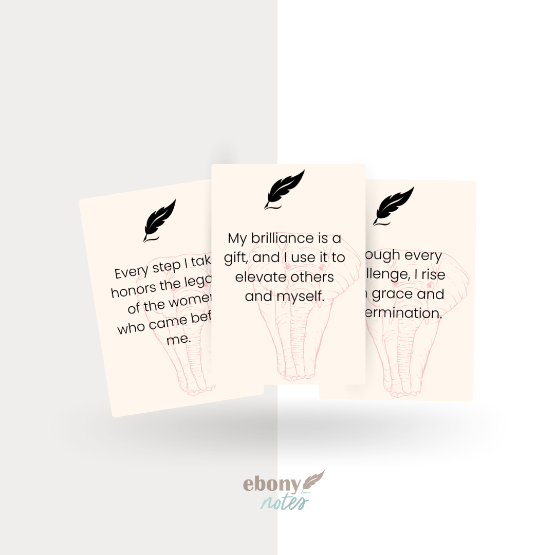 Affirmations for Women of Strength and Grace Card Deck Printable | Crimson Confidence
