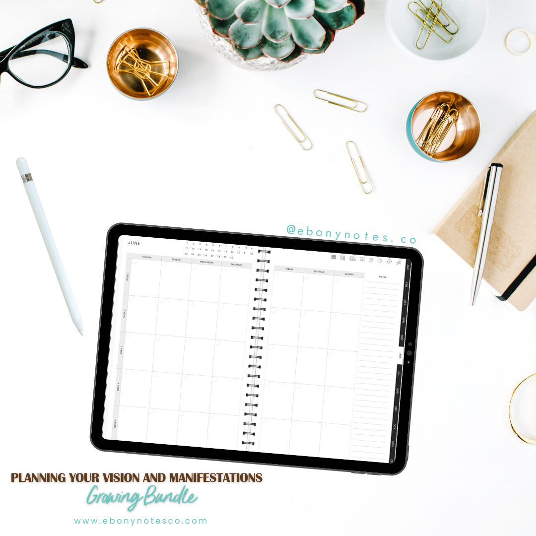 Planning Your Vision and Manifestations Growing Bundle