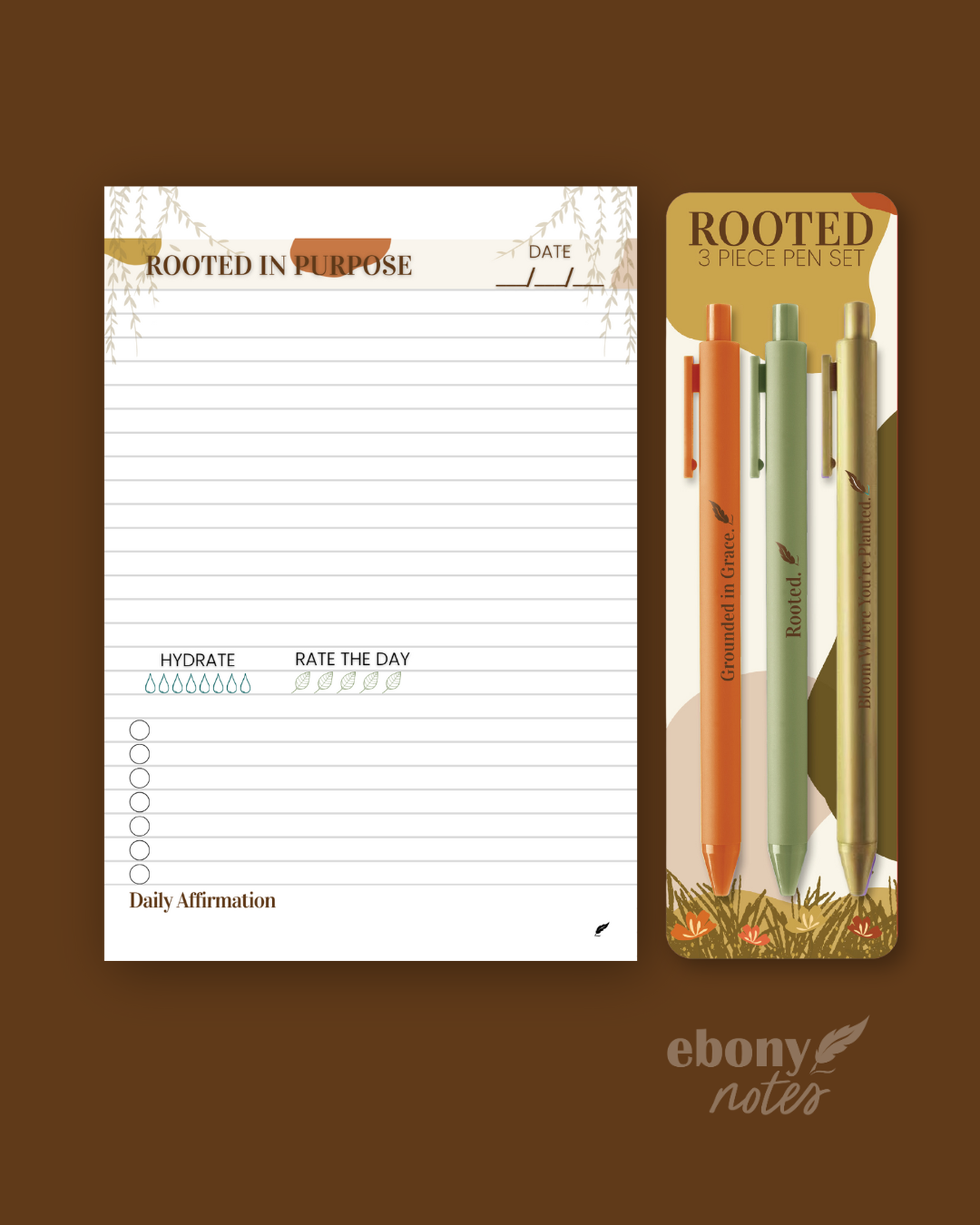 Rooted Notepad | Space to Reflect