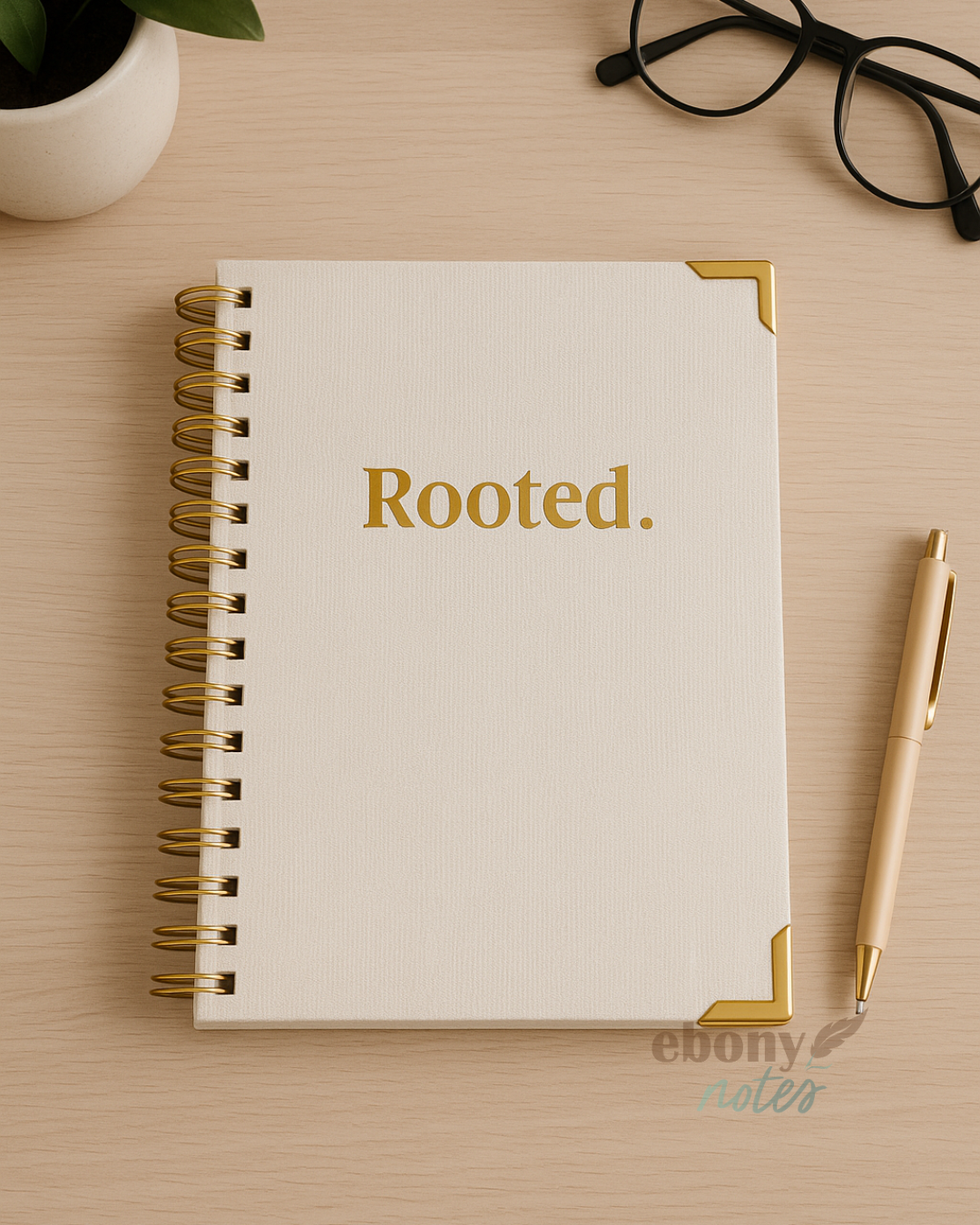 ROOTED. Linen Journal | Timeless Space for Grounding