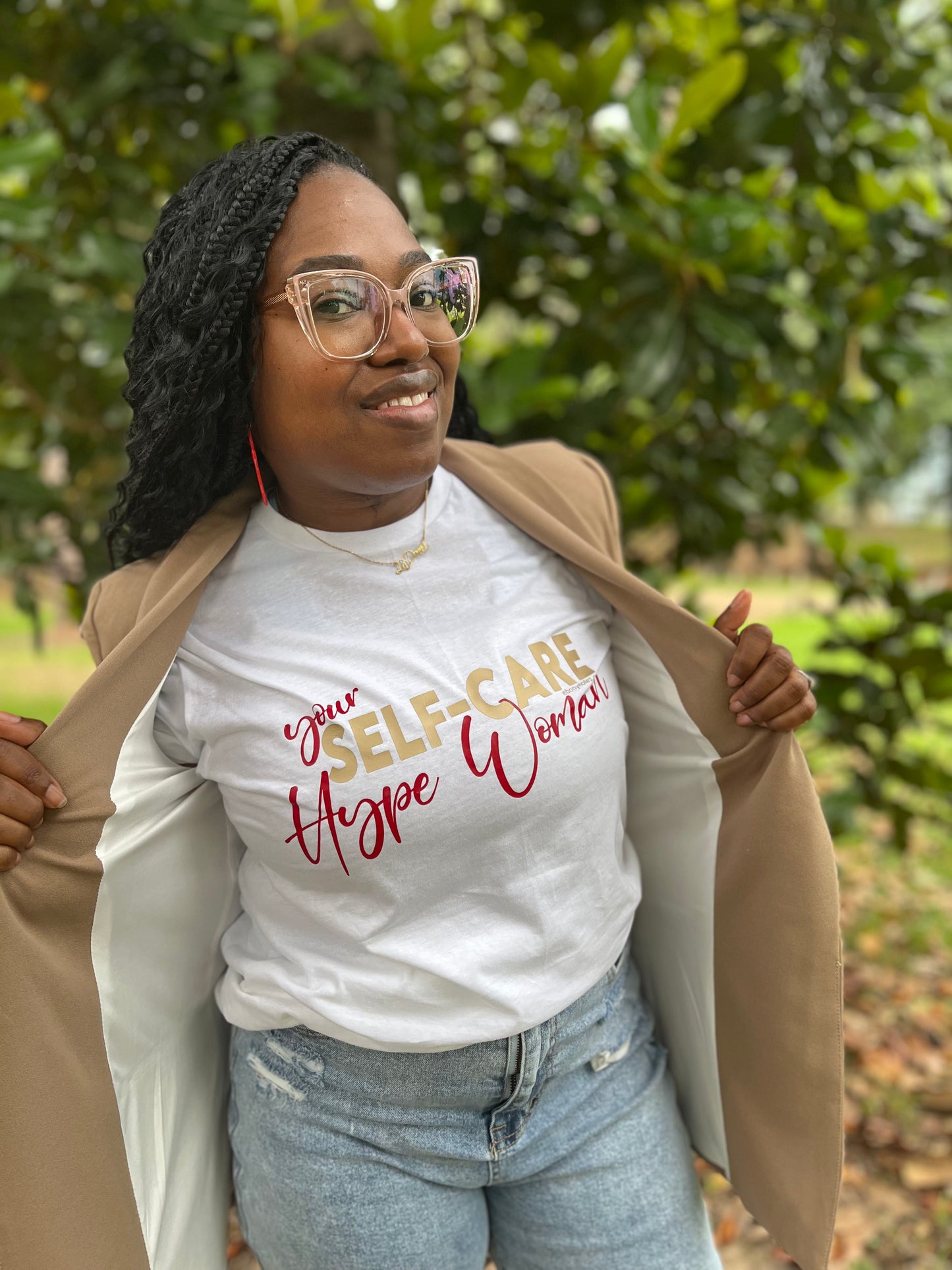 Self-Care Hype Woman Shirt | For Coaches, Therapists, and other Wellness Support