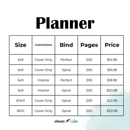 Made for You Custom Planner or Journal Deposit