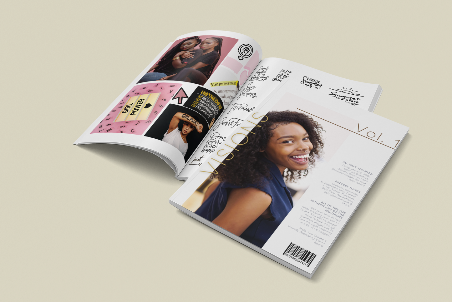 2024 Vision Board Kit | Your Path to Manifestation and Visual Excellence