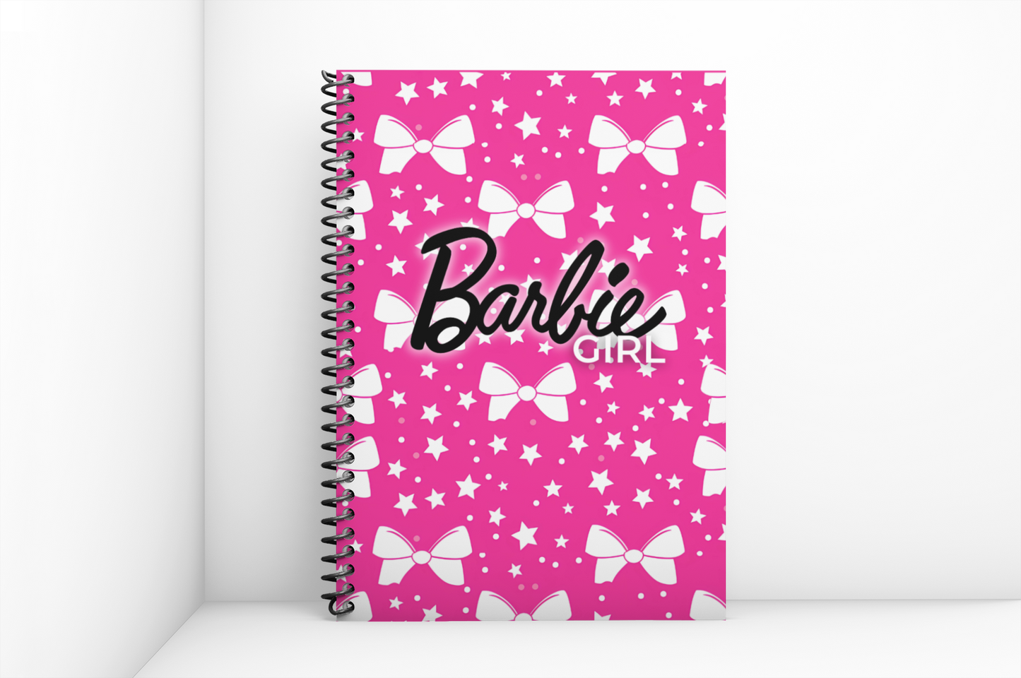 Black Doll Spiral Notebook