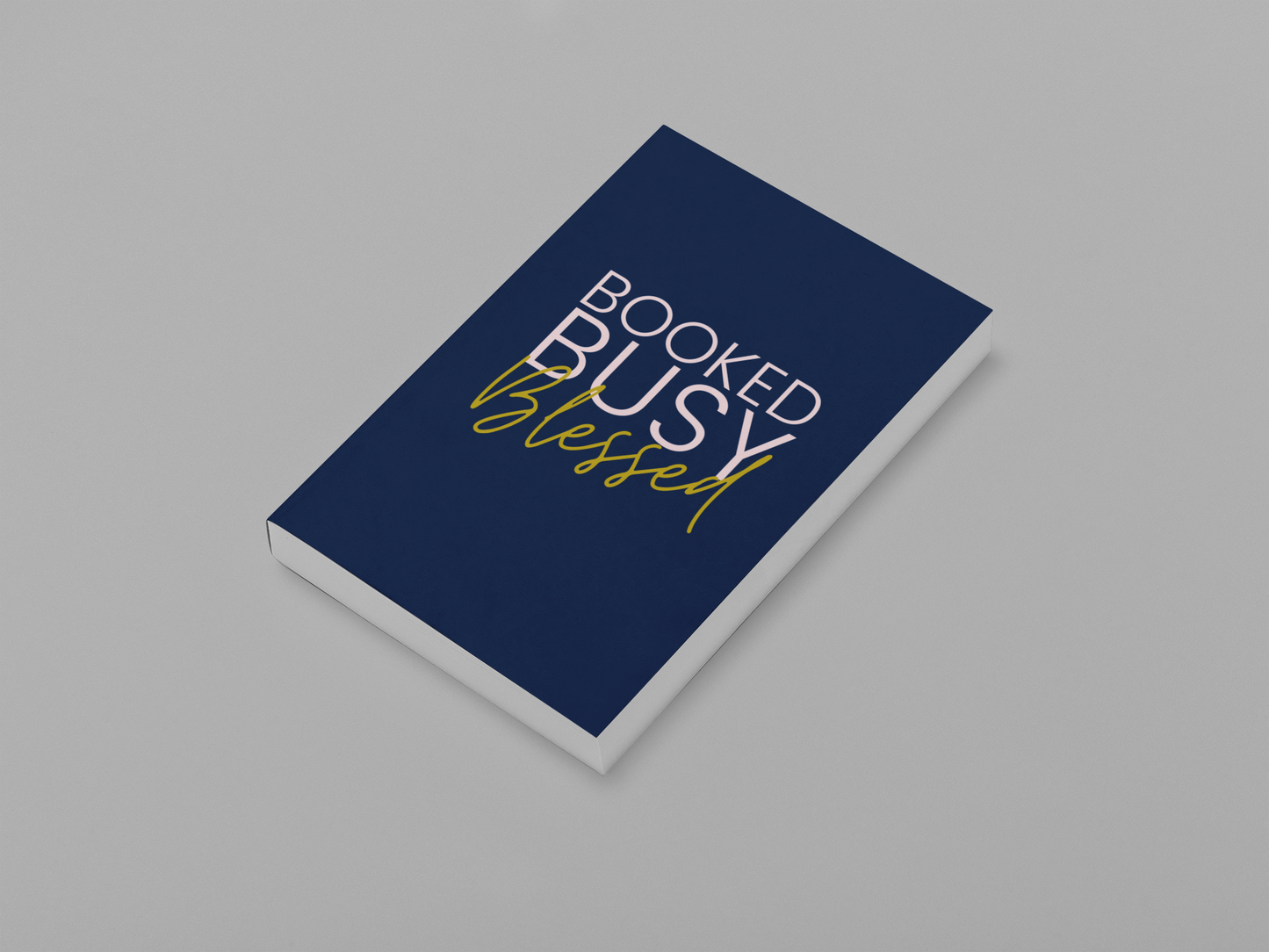 Booked Busy Blessed Undated Planner