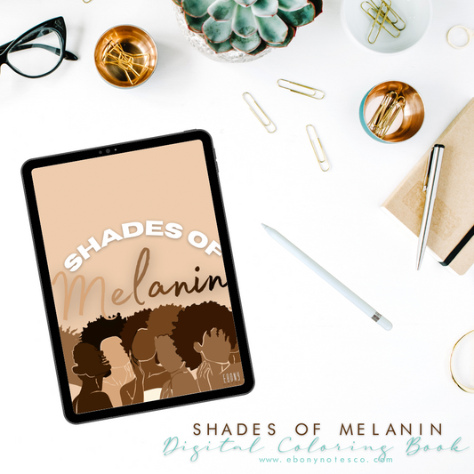 Shades of Melanin Digital Coloring Book