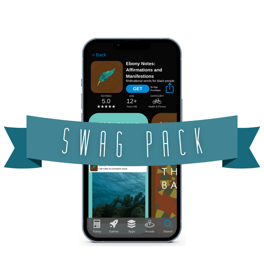Ebony Notes App Swag Pack