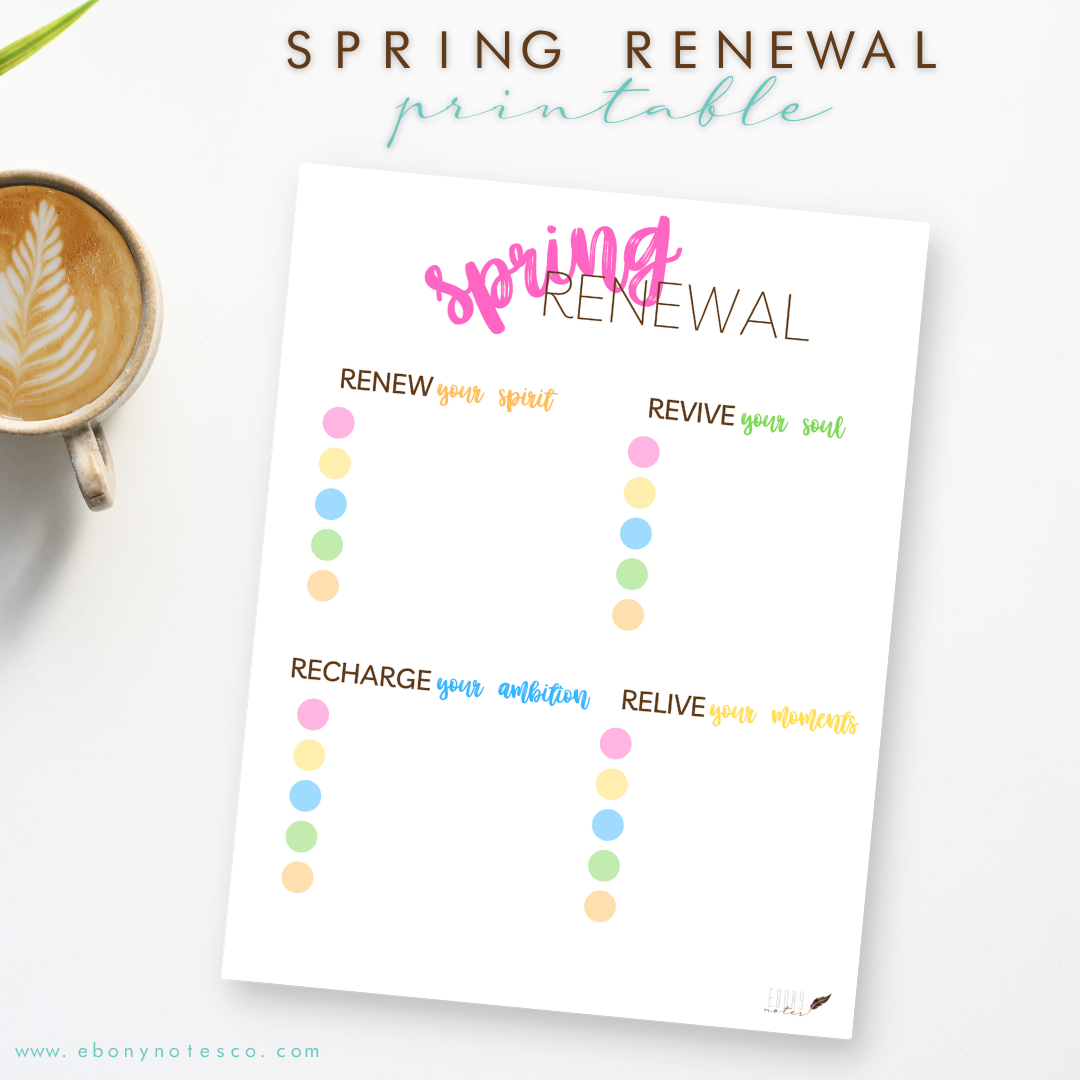 Spring Renewal Printable