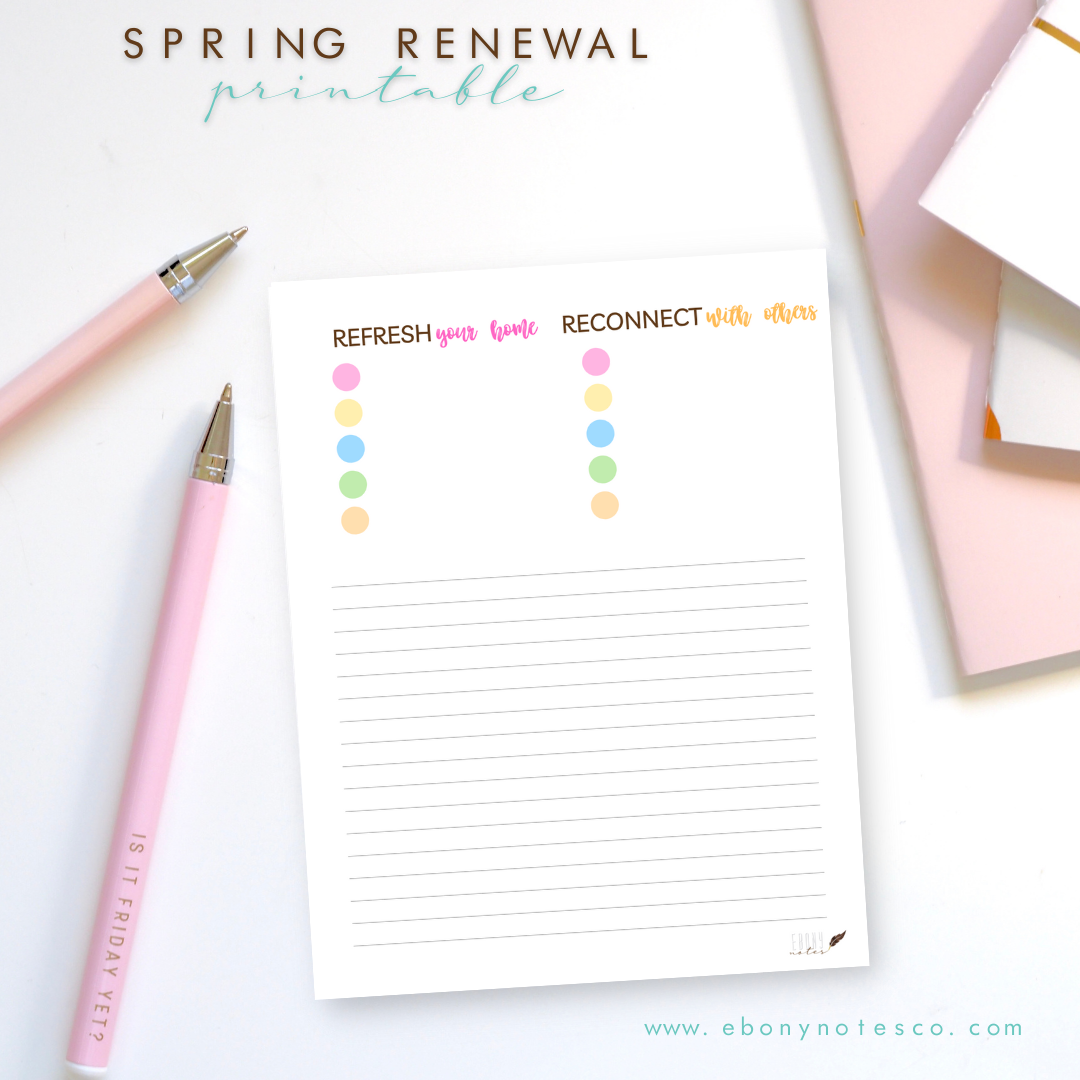 Spring Renewal Printable