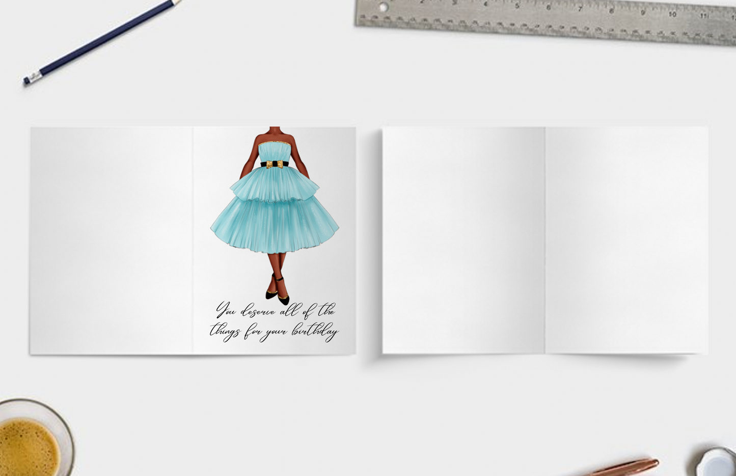You deserve it Birthday Card
