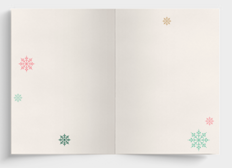 Peeking Seasons Greetings Greeting Card