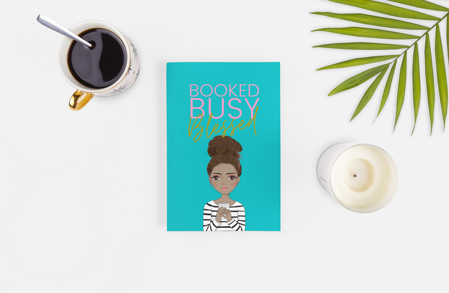 Booked Busy Blessed Undated Journal + Planner Bundle