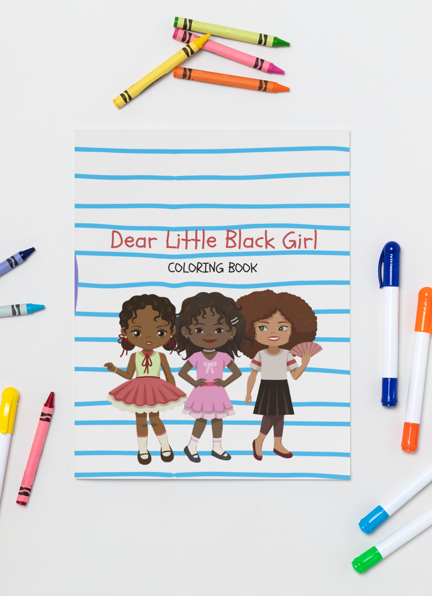 Dear Little Black Girl Coloring Book