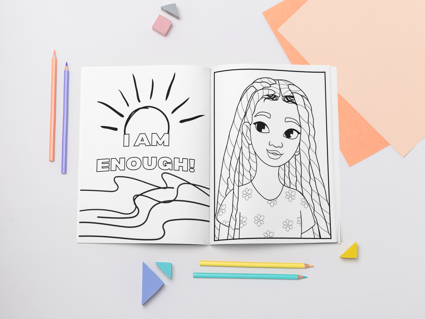 Dear Little Black Girl Coloring Book