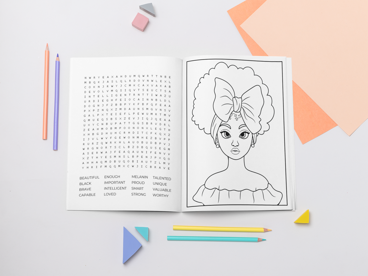 Dear Little Black Girl Coloring Book