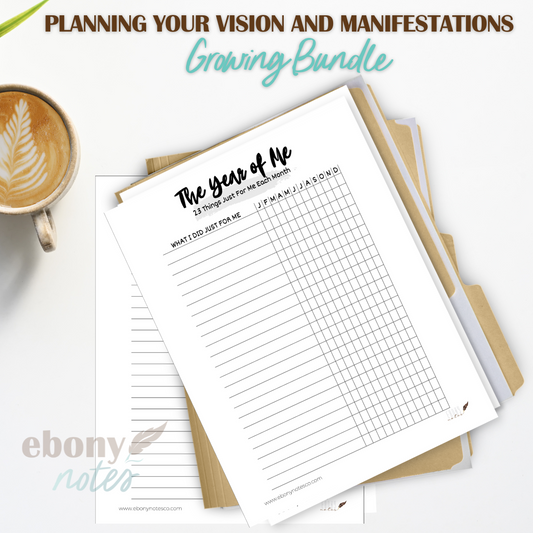 Planning Your Vision and Manifestations Growing Bundle