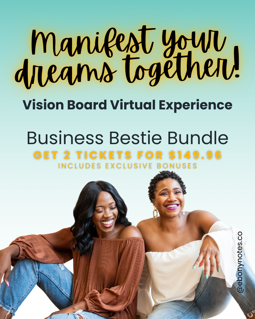 Business Bestie Bundle 2025 Vision Board Experience | Manifest your dreams together!