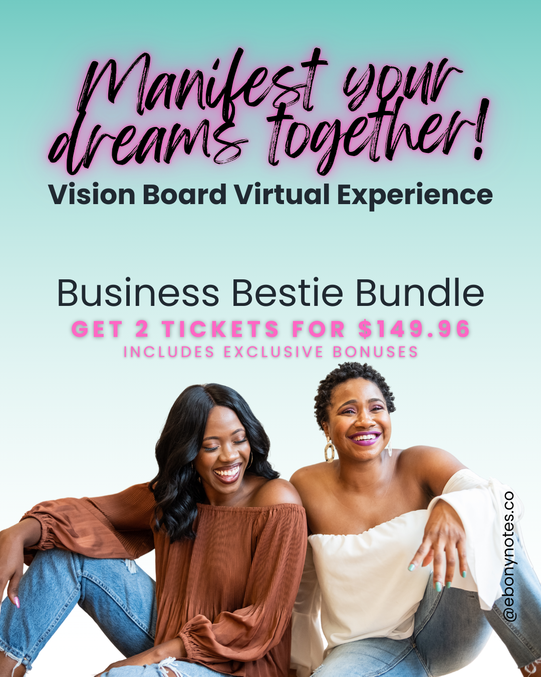 Business Bestie Bundle 2025 Vision Board Experience | Manifest your dreams together!