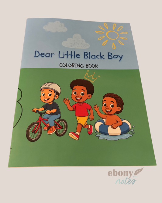 Dear Little Black Boy Coloring Book
