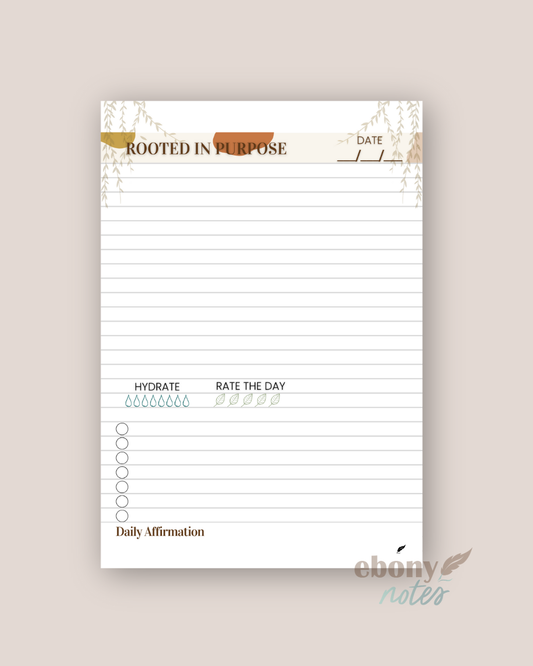 Rooted Notepad | Space to Reflect