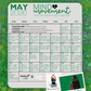 Mind + Movement Calendar Wellness Guide | Ebony Notes Co. + Sweat with Jess Collaboration