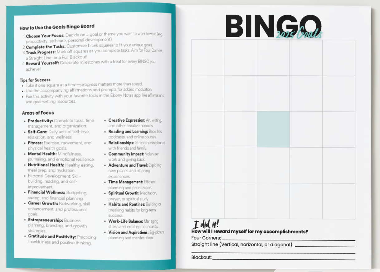 2025 Digital Vision Board Kit | Aligning Goals with Your Vision