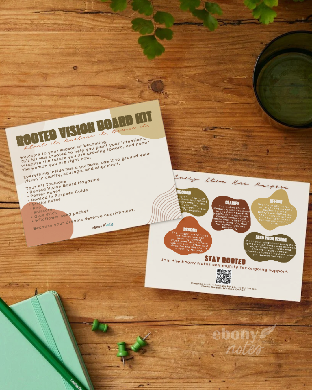 2026 Vision Board Kit | Ground Your Goals. Grow Your Vision.