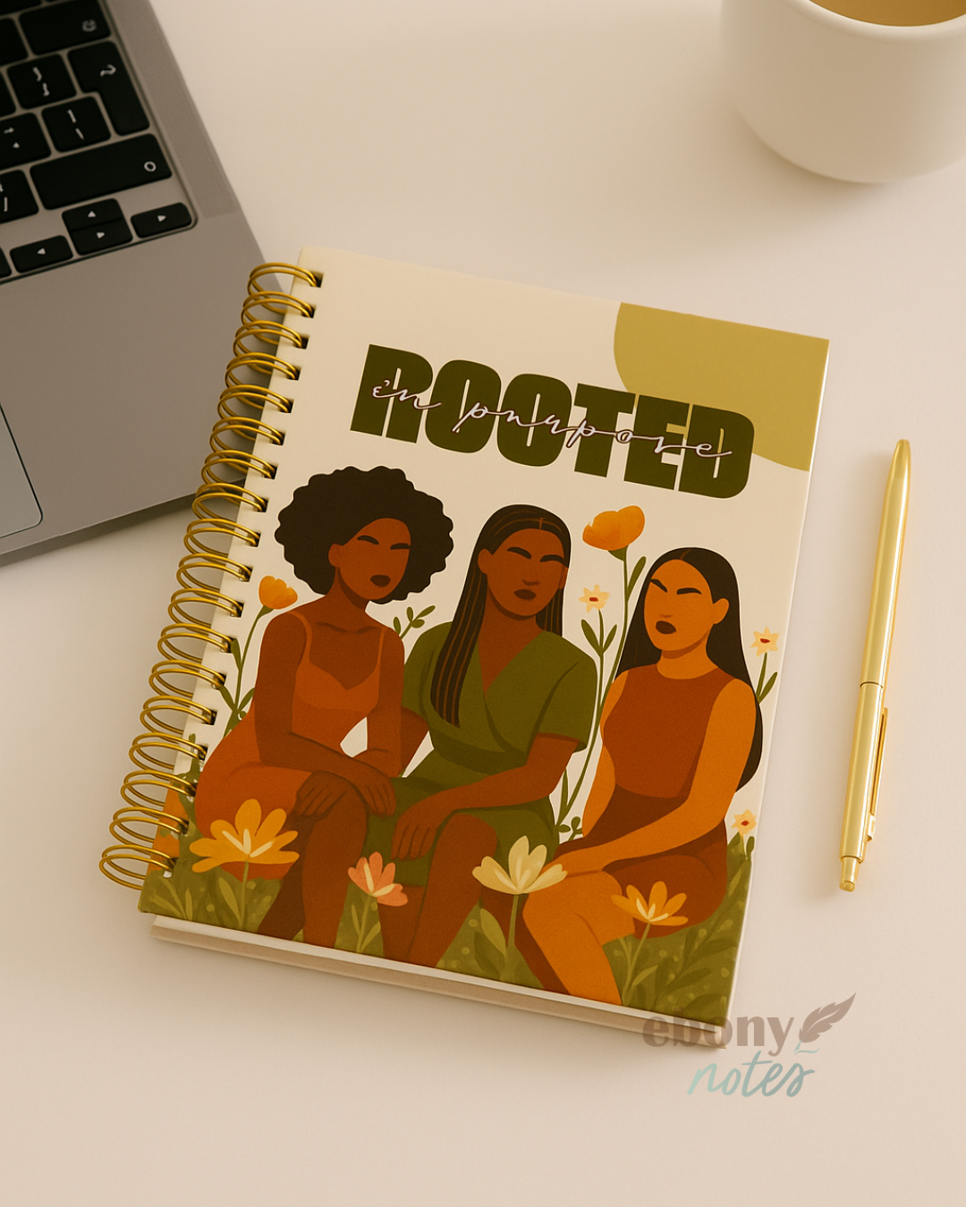 Rooted in Purpose Spiral Journal | For Your Becoming