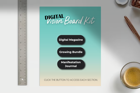2024 Digital Vision Board Kit | Your Path to Manifestation and Visual Excellence