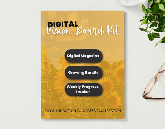 2025 Digital Vision Board Kit | Aligning Goals with Your Vision