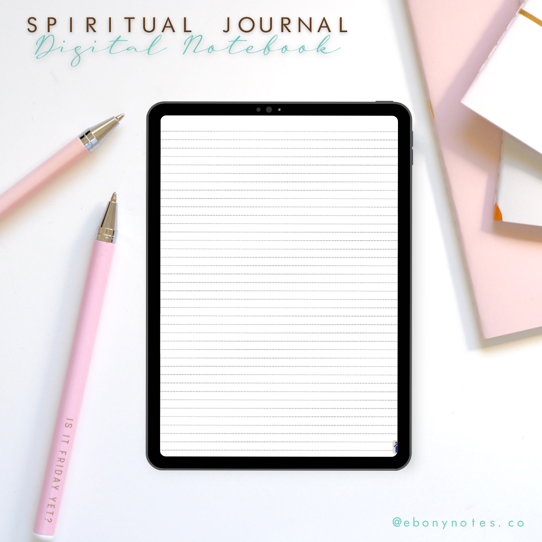 Spiritual Journal Digital Notebook