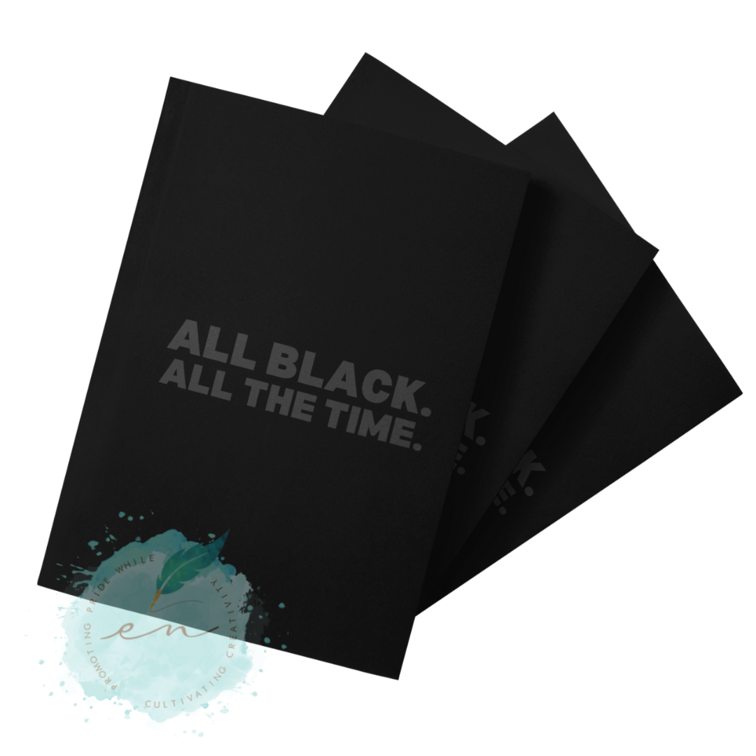 All Black. All the Time. Undated Planner
