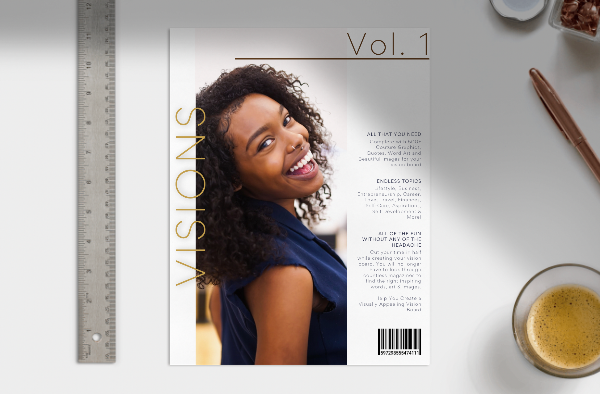 Vision Board Starter Kit Box Vol. 2 – Ebony Notes Company