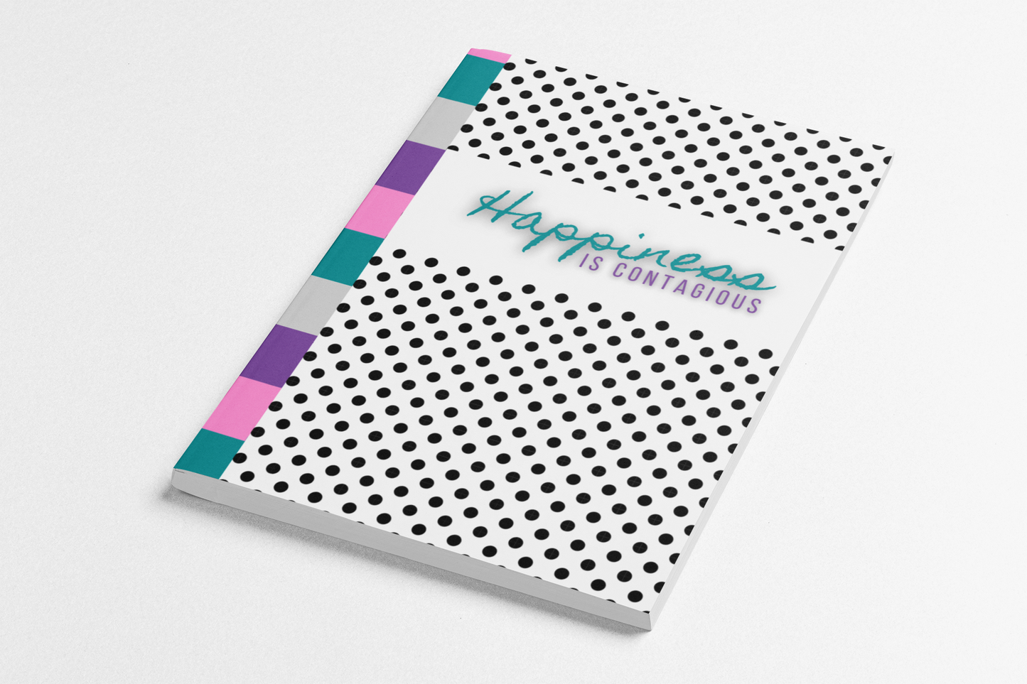 Happiness is Contagious Guided Gratitude Journal and Notepad Set